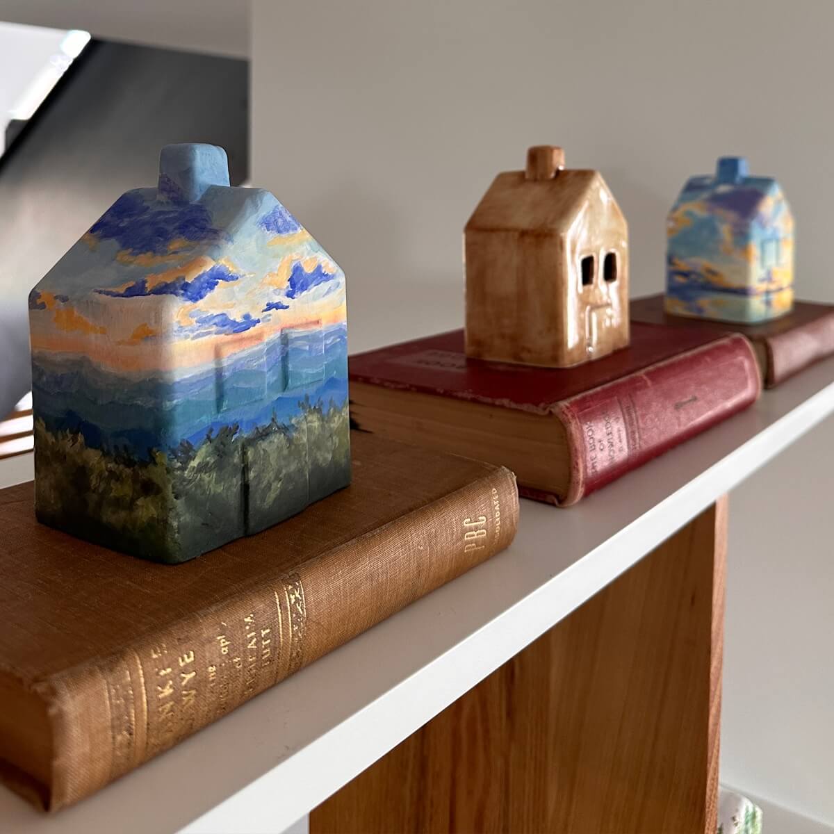 Student sculpture titled "Finding Home"